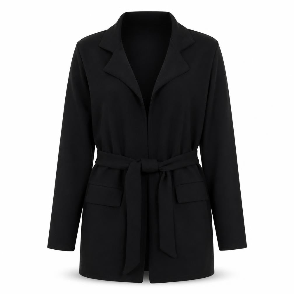 Womens UK Size 12 PRETTYLITTLETHING Black Basic Jacket