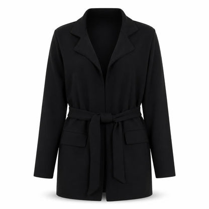 Womens UK Size 12 PRETTYLITTLETHING Black Basic Jacket