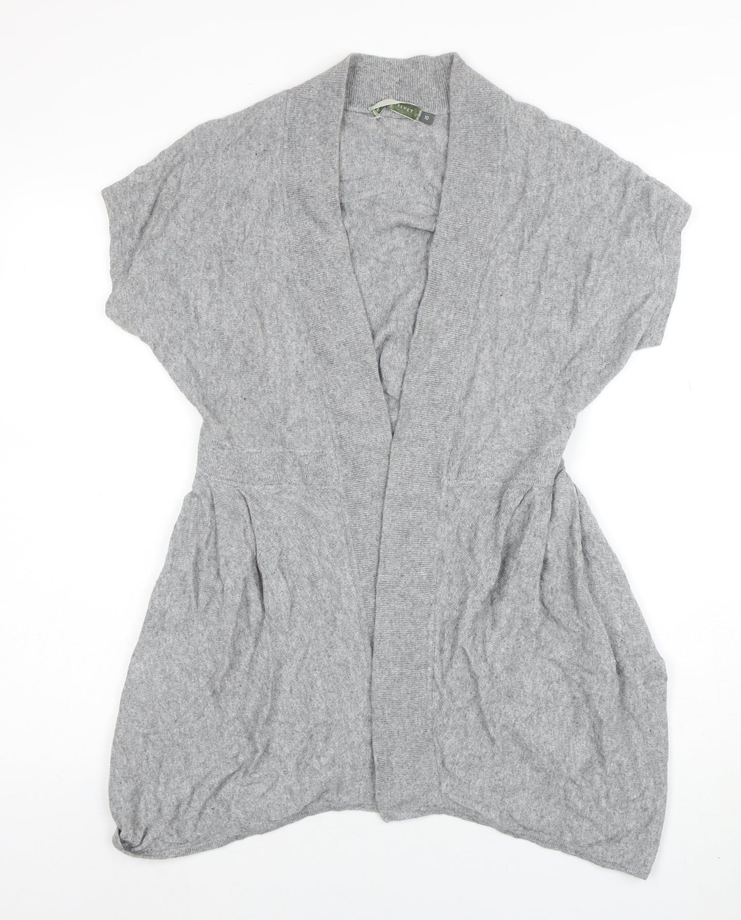 Womens UK Size 10 Mint Velvet Grey Cardigan Jumper