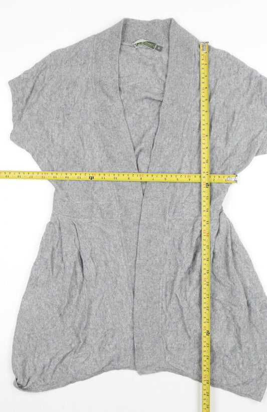 Womens UK Size 10 Mint Velvet Grey Cardigan Jumper