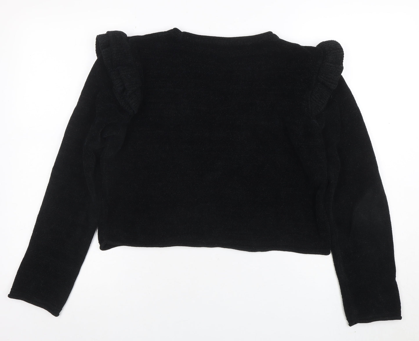 Womens UK Size M Zara Black Pullover Jumper