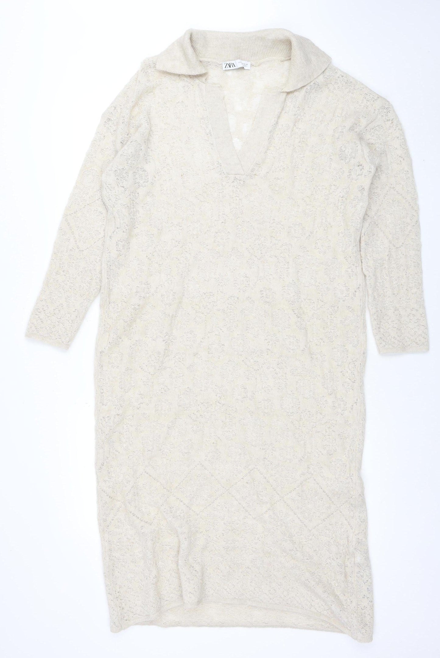 Womens UK Size S Zara Bodycon Dress