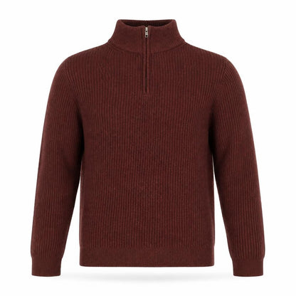 Mens UK Size M BAM Brown Full Zip Jumper