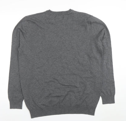 Mens UK Size XL Springfield Grey Pullover Jumper