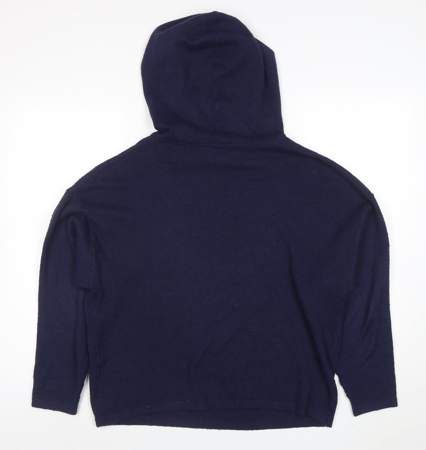 Womens UK Size 8 Jack Wills Blue Pullover Hoodie