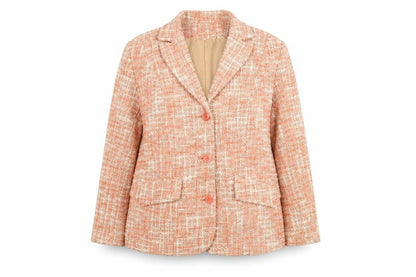 Womens UK Size 20 Classics Regular Orange Suit Jacket