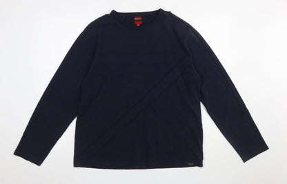 Mens UK Size XL Firetrap Blue Pullover Sweatshirt