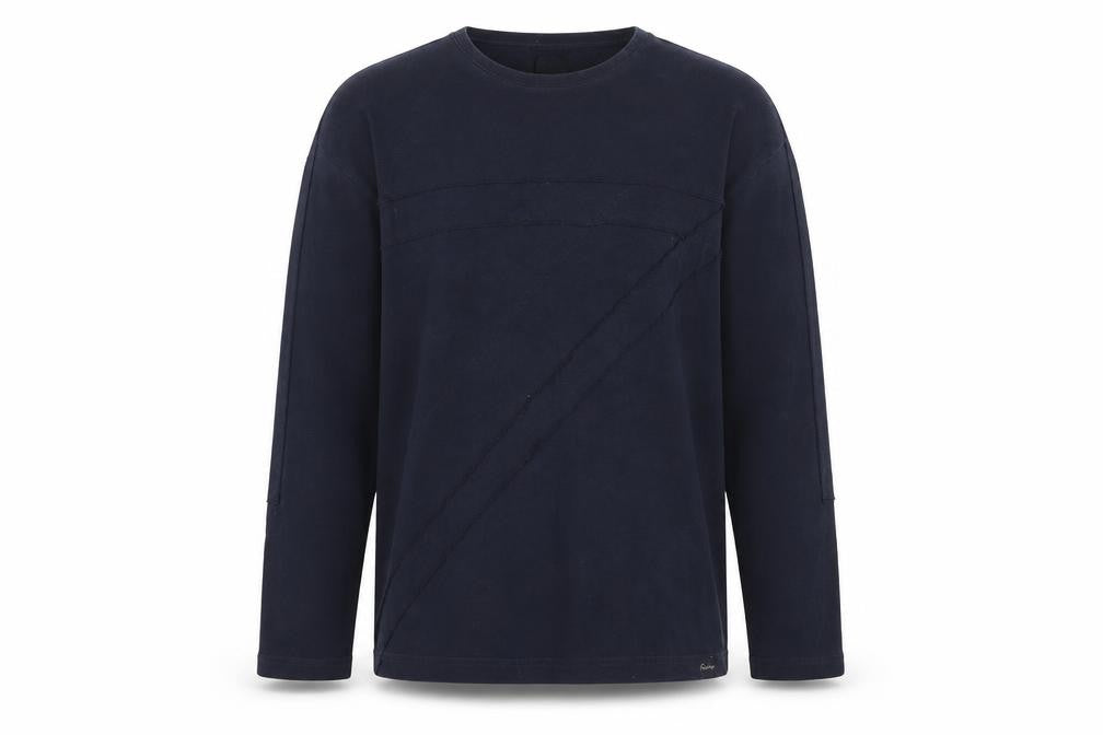 Mens UK Size XL Firetrap Blue Pullover Sweatshirt