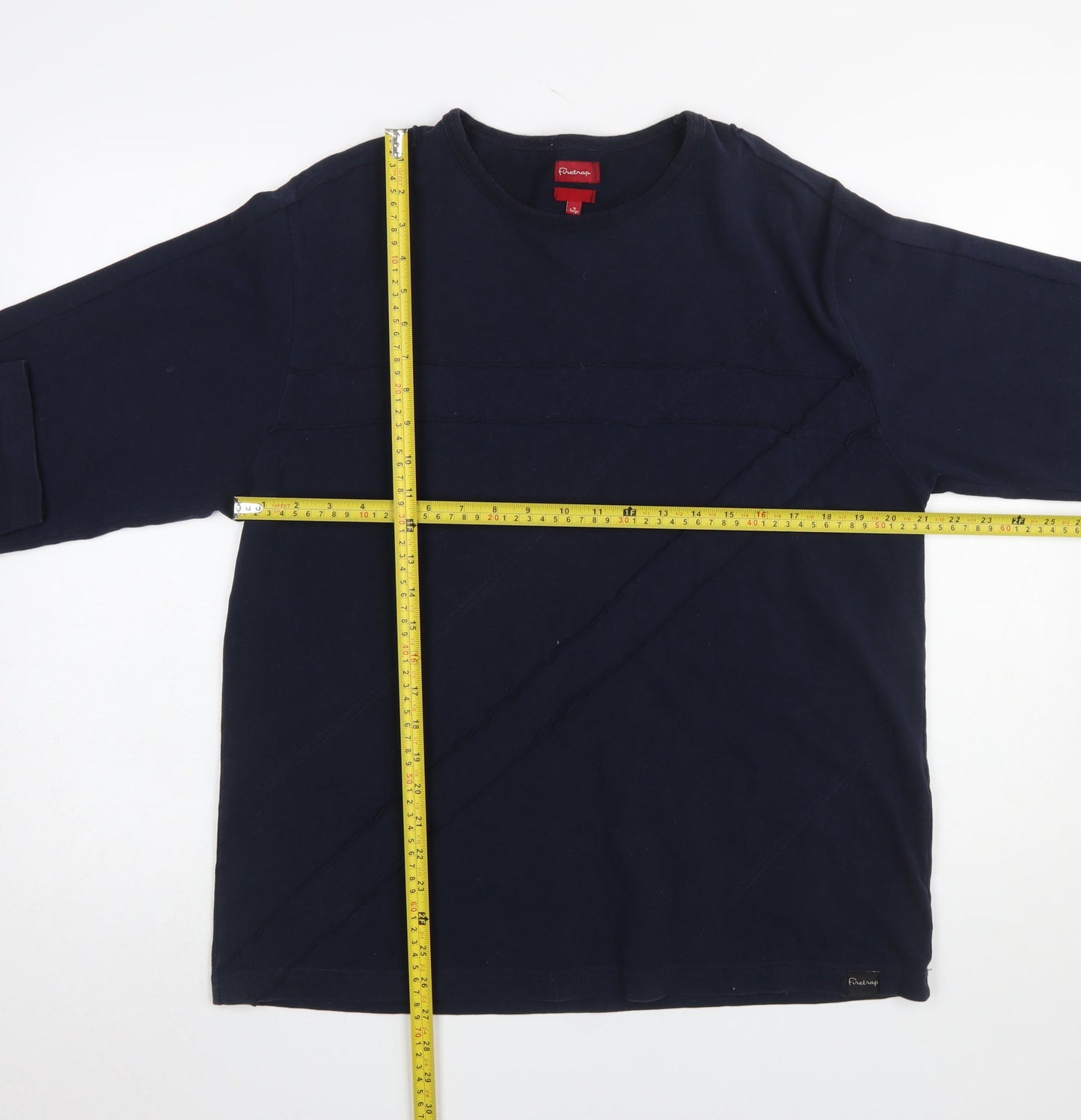 Mens UK Size XL Firetrap Blue Pullover Sweatshirt