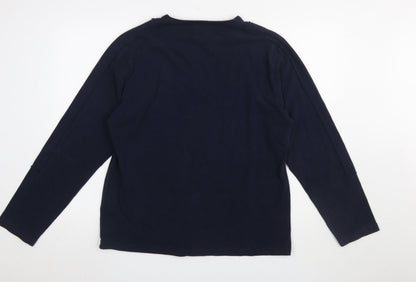 Mens UK Size XL Firetrap Blue Pullover Sweatshirt