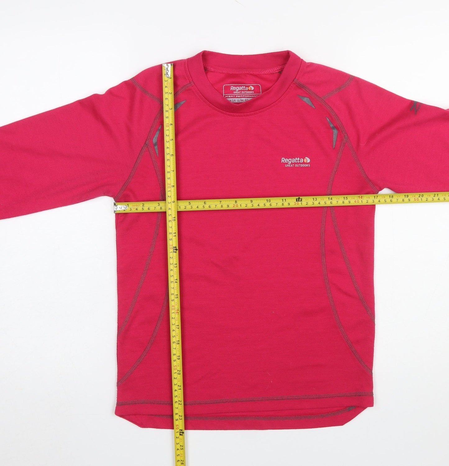 Womens UK Size 14 Regatta Pink Basic T-Shirt
