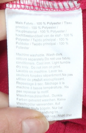 Womens UK Size 14 Regatta Pink Basic T-Shirt