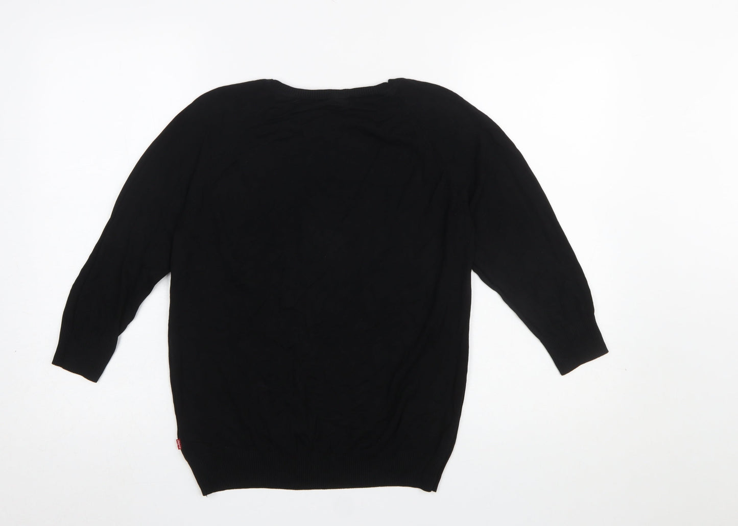 Womens UK Size L Levi's Black Pullover Jumper