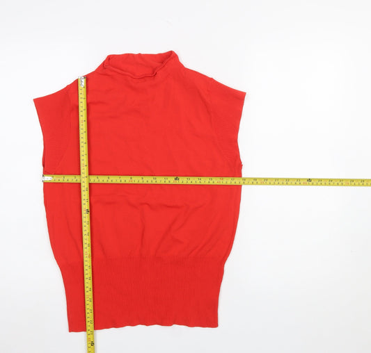 Womens UK Size 14 NEXT Red Pullover Jumper