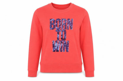 Womens UK Size M Piazza Italia Red Pullover Sweatshirt