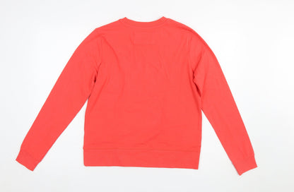 Womens UK Size M Piazza Italia Red Pullover Sweatshirt