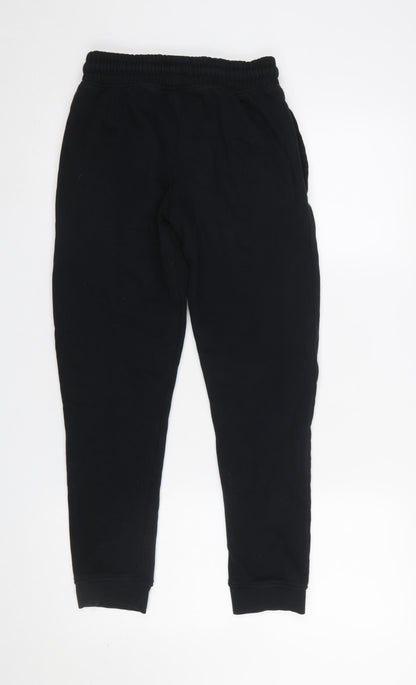 Boys UK Size 12 Years NEXT Regular Fit Jogger Black Trousers