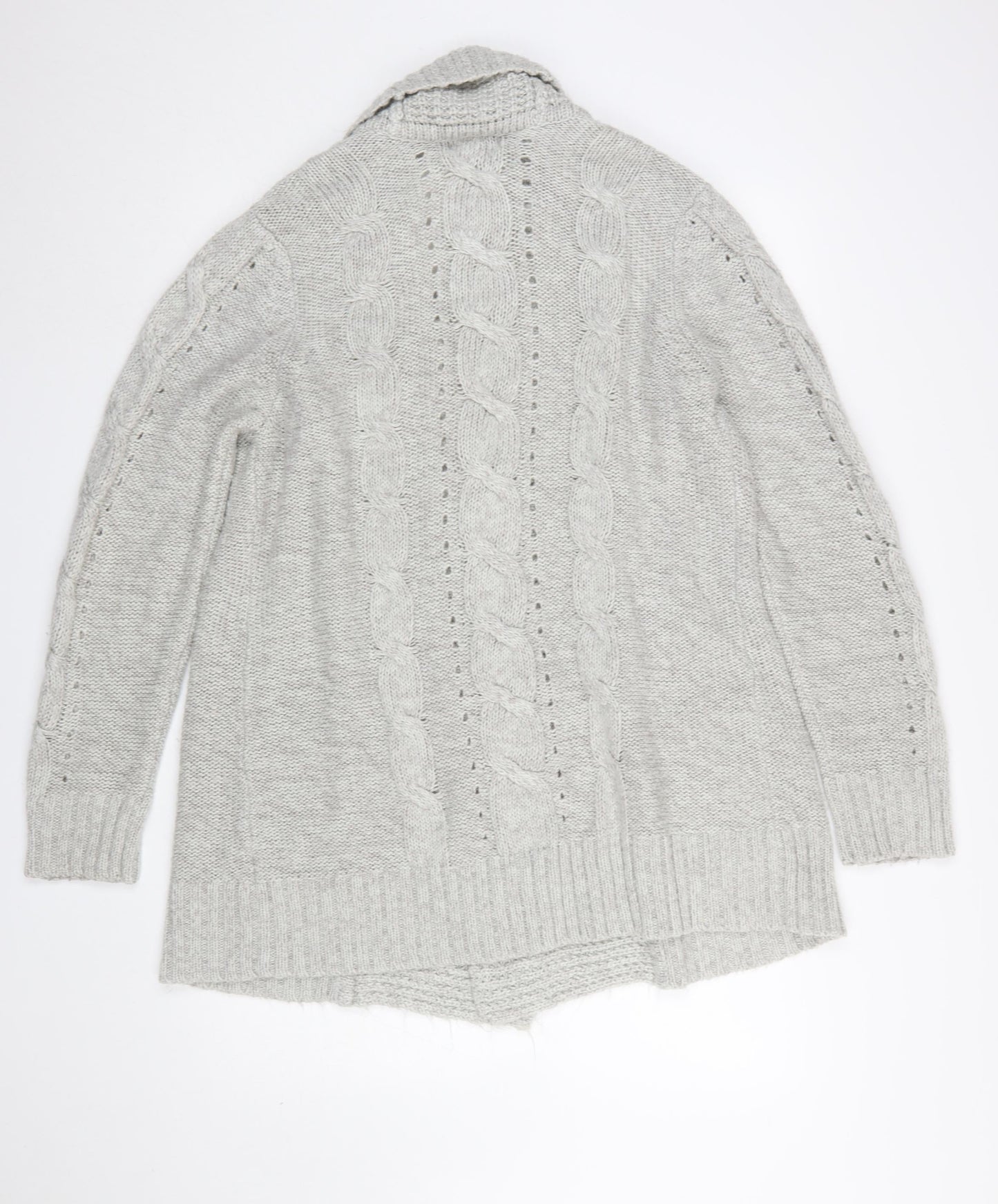 Womens UK Size L New Look Grey Cardigan Jumper