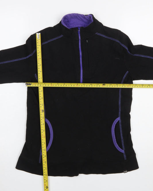 Womens UK Size 8 BAM Black Pullover Sweatshirt
