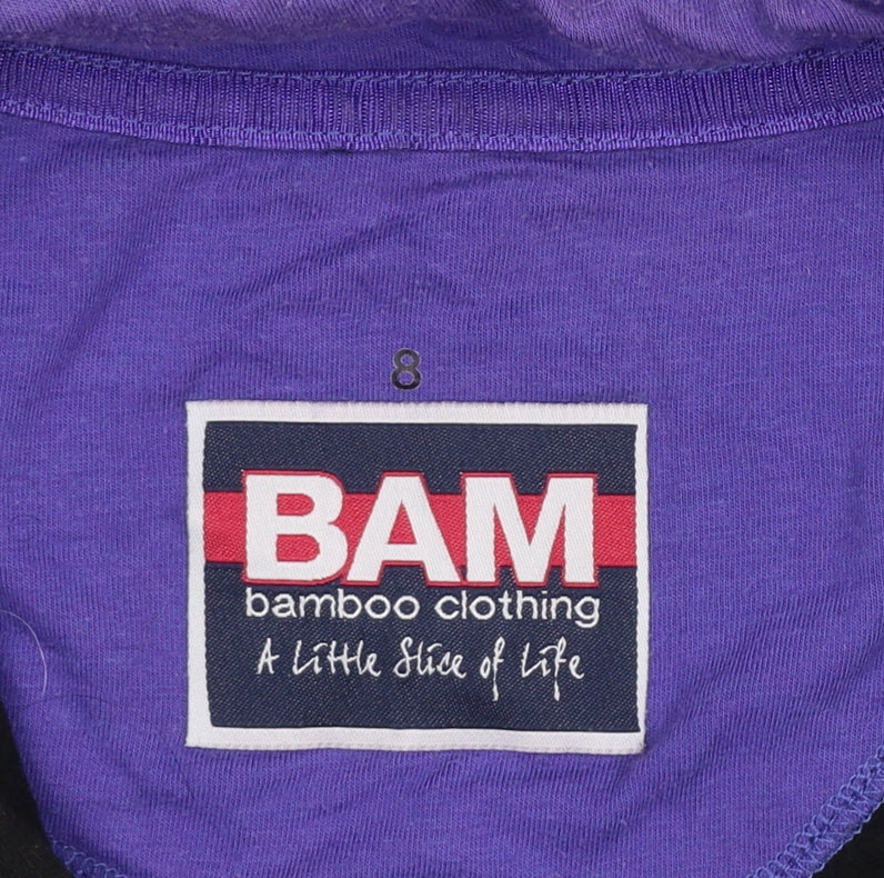 Womens UK Size 8 BAM Black Pullover Sweatshirt