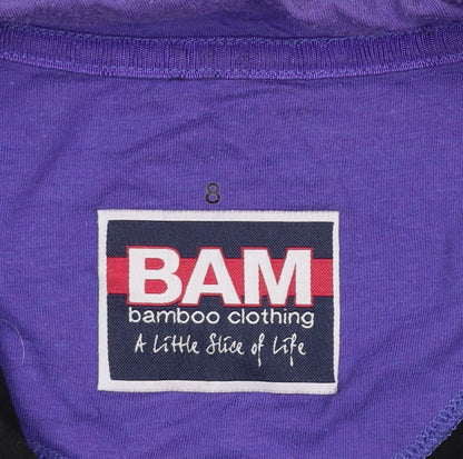 Womens UK Size 8 BAM Black Pullover Sweatshirt