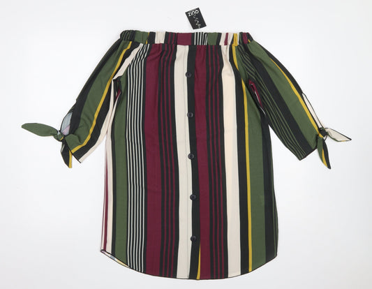 Womens UK Size 10 Quiz Shirt Dress