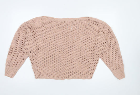 Womens UK Size 12 River Island Beige Pullover Jumper