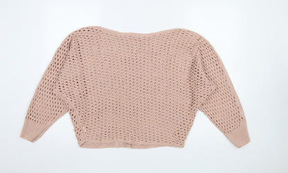 Womens UK Size 12 River Island Beige Pullover Jumper