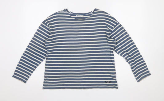 Womens UK Size L Wins Nautic Blue Basic T-Shirt