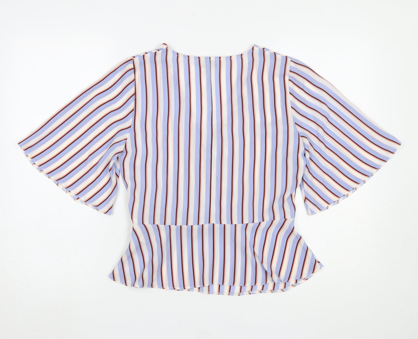 Womens UK Size 10 Miss Selfridge Multicoloured Wrap Blouse