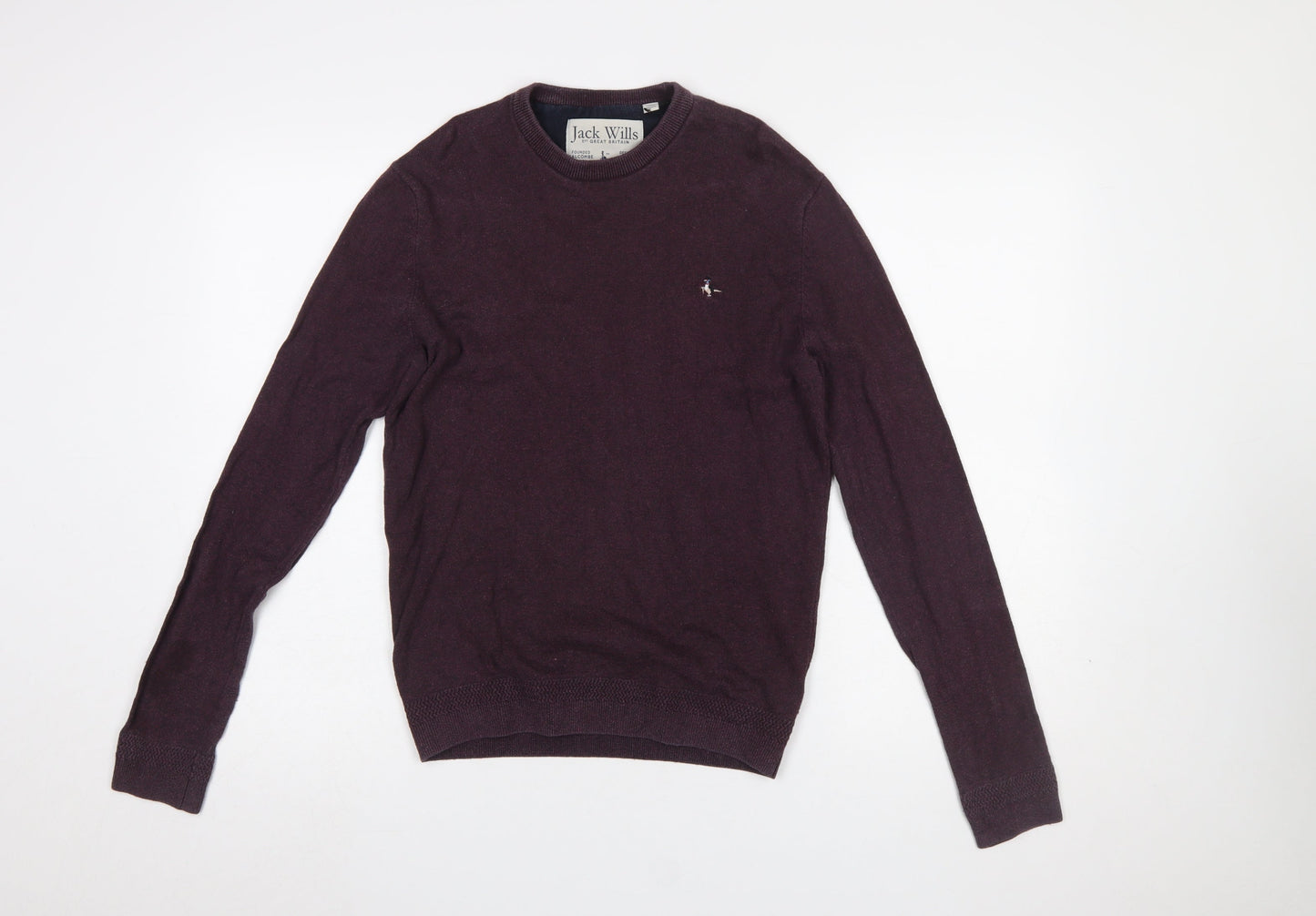Mens UK Size XS Jack Wills Purple Pullover Jumper