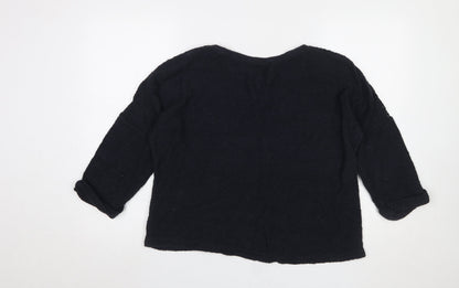 Womens UK Size 16 NEXT Black Pullover Jumper