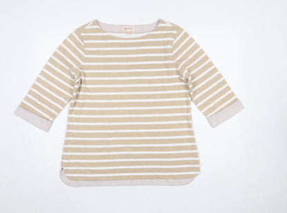 Womens UK Size 16 Pomodoro Beige Basic T-Shirt