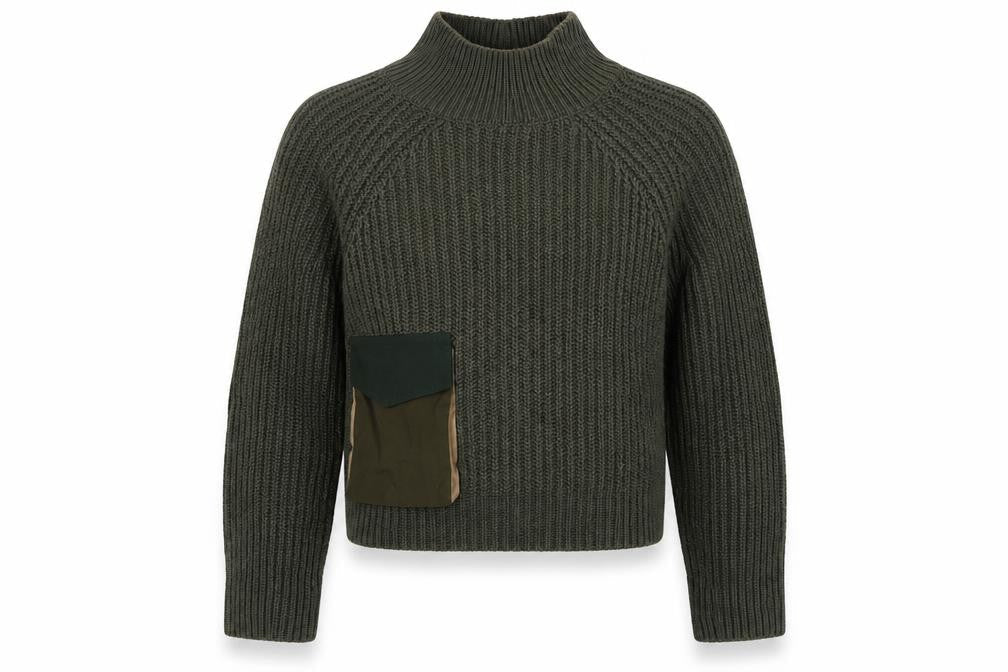 Womens UK Size 12 Zara Green Pullover Jumper