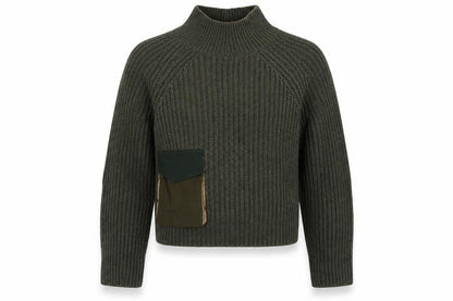 Womens UK Size 12 Zara Green Pullover Jumper