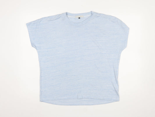 Womens UK Size 12 Maison de Nimes Blue Basic T-Shirt