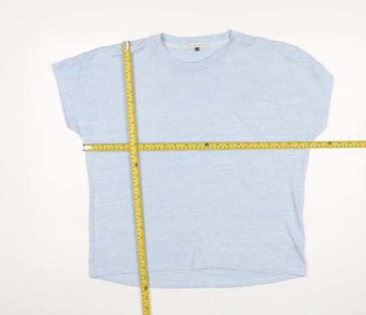 Womens UK Size 12 Maison de Nimes Blue Basic T-Shirt