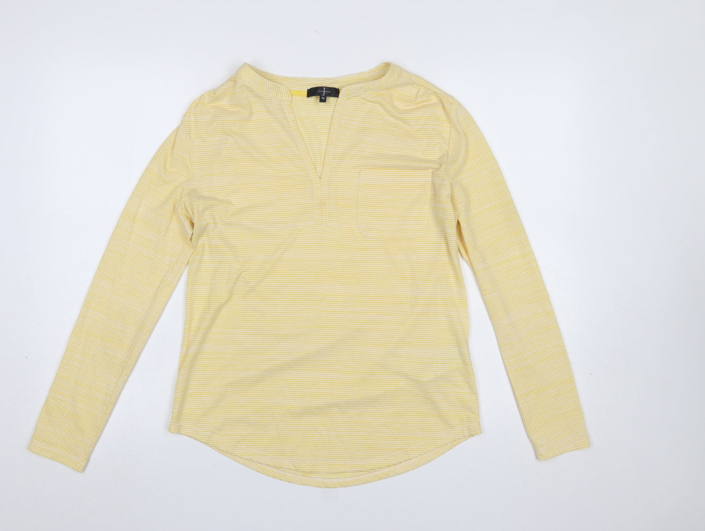 Womens UK Size 10 Jasper Conran Yellow Tunic Blouse