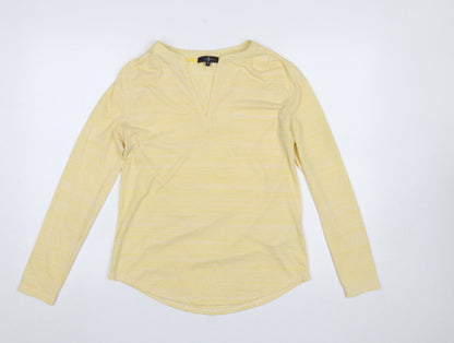 Womens UK Size 10 Jasper Conran Yellow Tunic Blouse