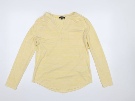 Womens UK Size 10 Jasper Conran Yellow Tunic Blouse