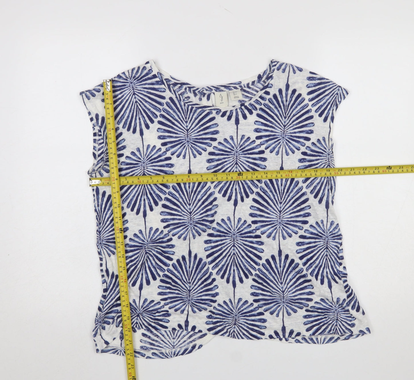 Womens UK Size L JOIE Blue Basic Blouse