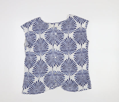 Womens UK Size L JOIE Blue Basic Blouse