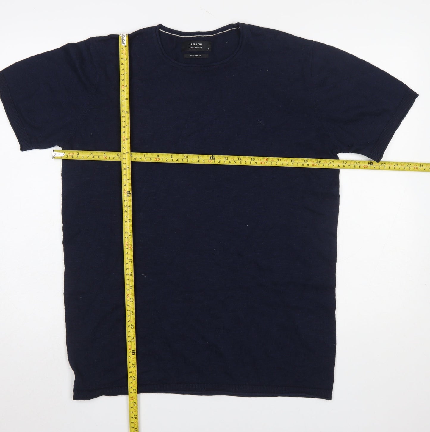 Mens UK Size S Clean Cut Copenhagen Blue  T-Shirt