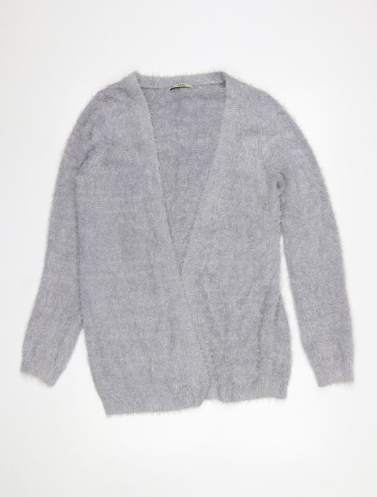 Womens UK Size S Oasis Grey Cardigan Jumper