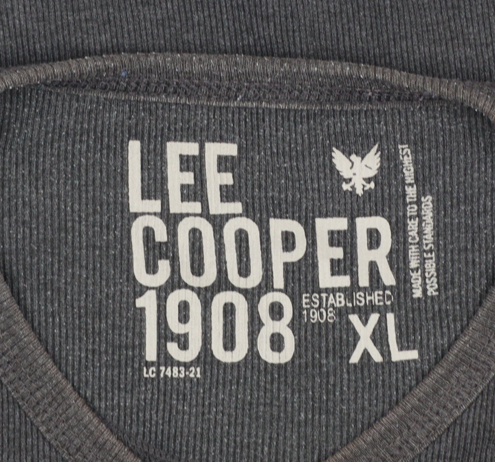 Mens UK Size XL Lee Cooper Black  T-Shirt