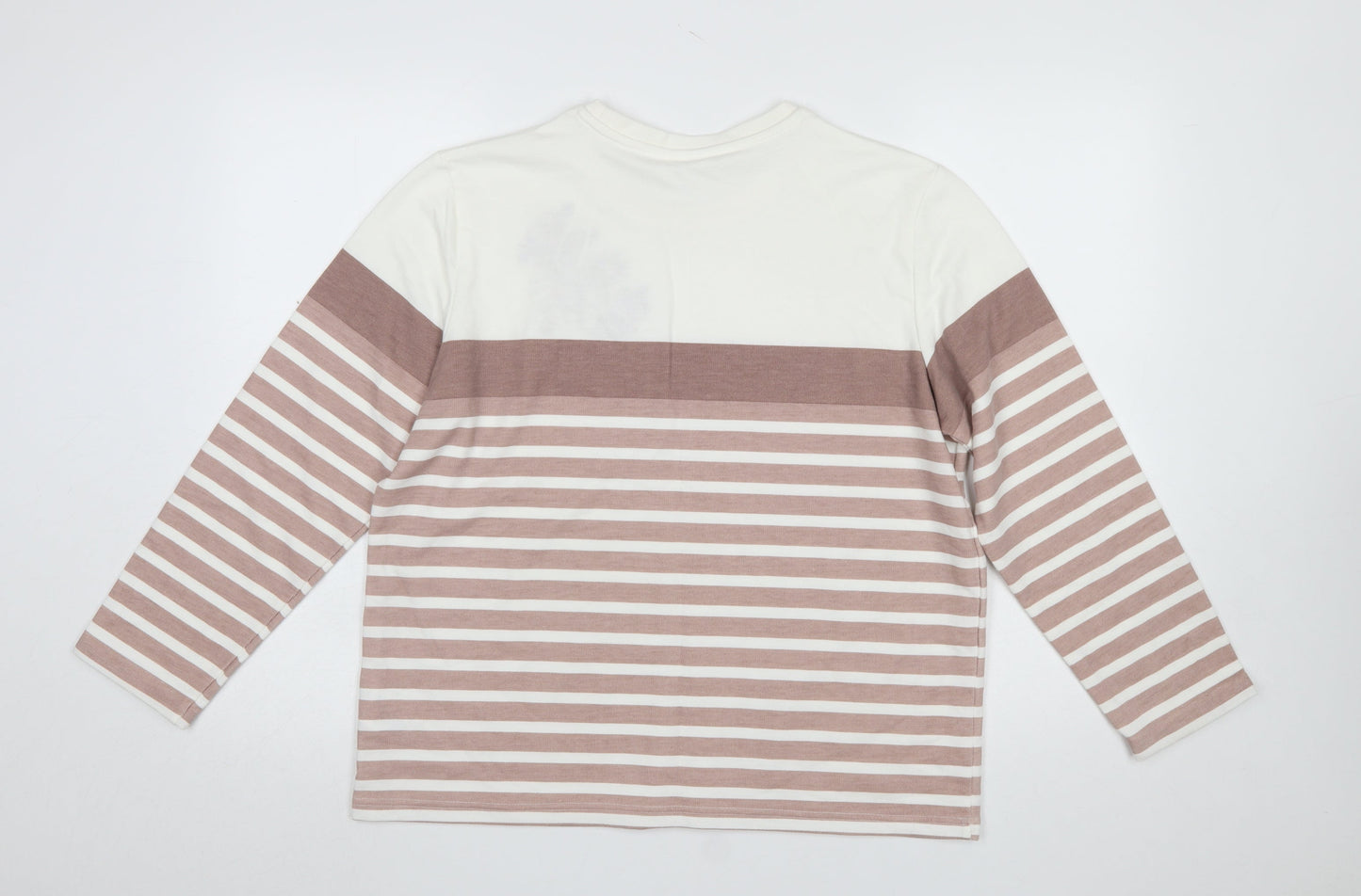 Womens UK Size M Damart Beige Jersey T-Shirt