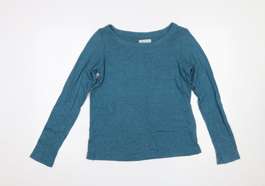 Womens UK Size 10 Mountain Warehouse Blue Basic T-Shirt