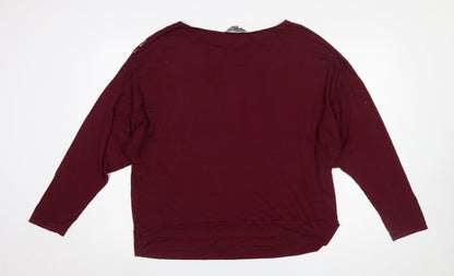 Womens UK Size XL Principles Red Tunic T-Shirt