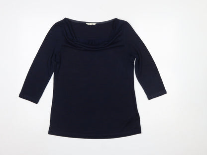 Womens UK Size 10 White Stuff Blue Basic Blouse