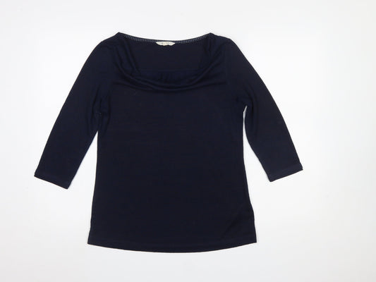 Womens UK Size 10 White Stuff Blue Basic Blouse